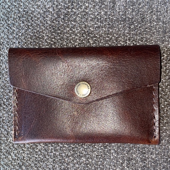 Portland Leather Mini Envelope Wallet - Picture 1 of 8